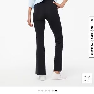 J Crew Factory Black Flared Legging - Black Med, new without tags.